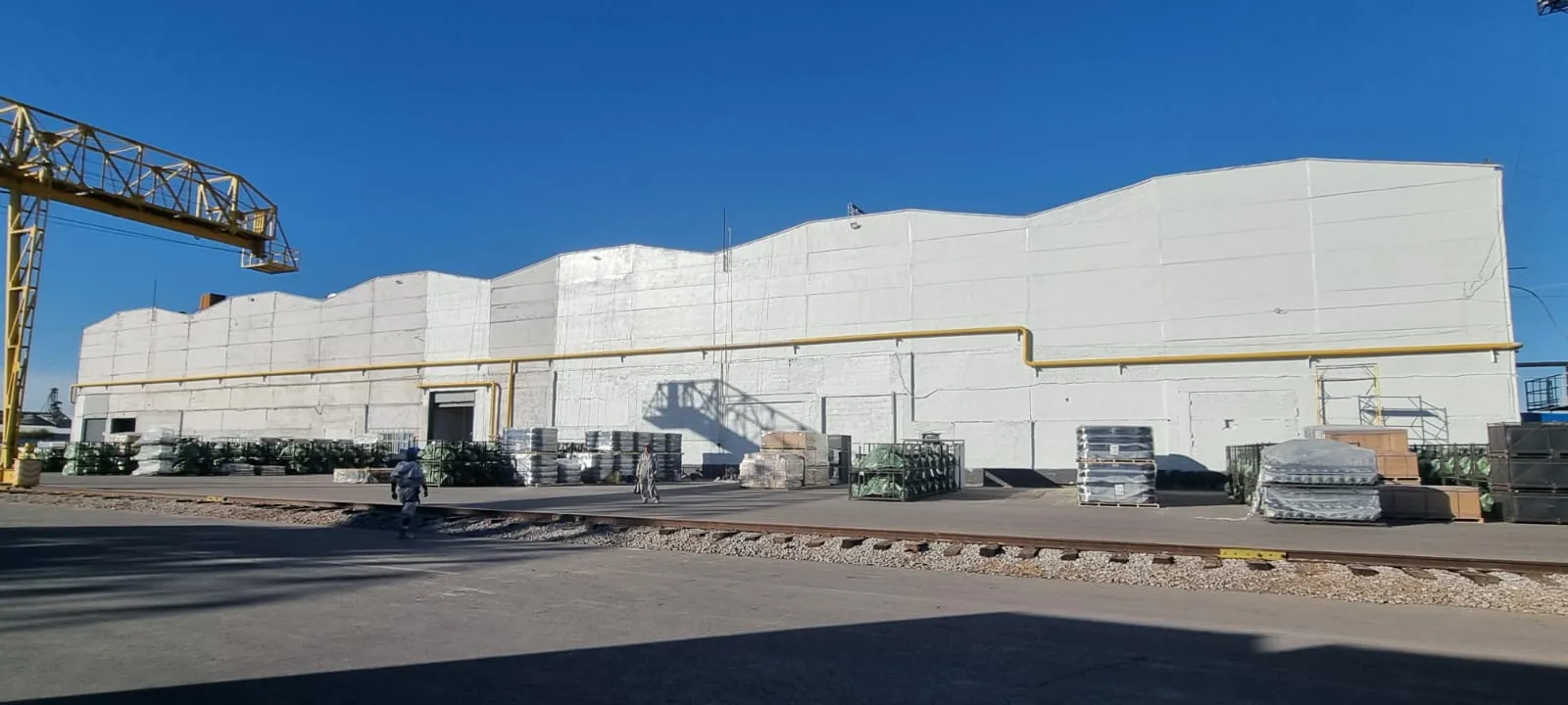 Антикоррозионая защита фасада по адресу : РК, г.Костанай, ул. Промышленная, 41, здания АБК и ГК 